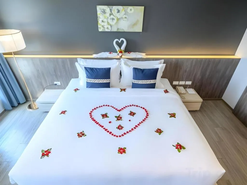 Bed in IWISH Hotel Bangkok