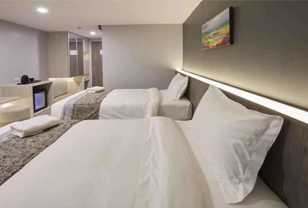 Bed in IWISH Hotel Bangkok