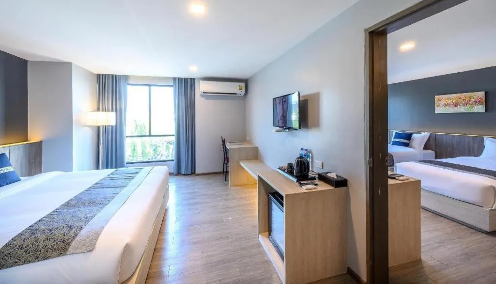 Bed in IWISH Hotel Bangkok