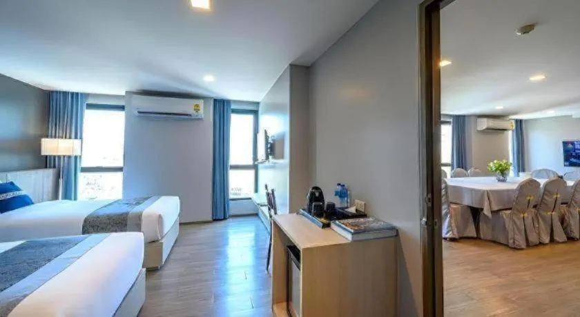 Bed in IWISH Hotel Bangkok