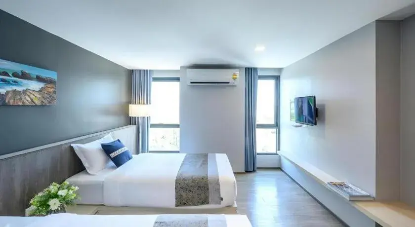 Bed in IWISH Hotel Bangkok Bed in IWISH Hotel Bangkok