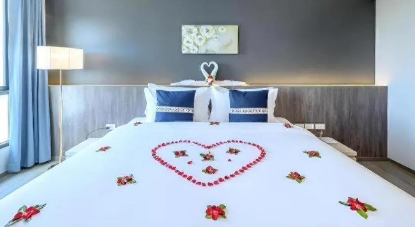 Bed in IWISH Hotel Bangkok