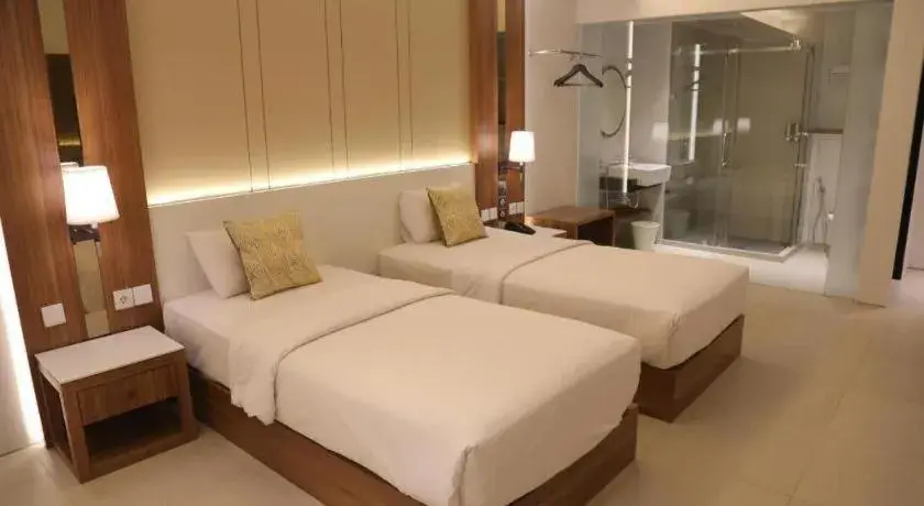 Bed in Hotel Cemerlang Bed in Hotel Cemerlang