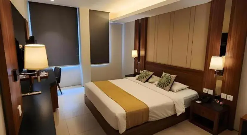 Bed in Hotel Cemerlang Bed in Hotel Cemerlang