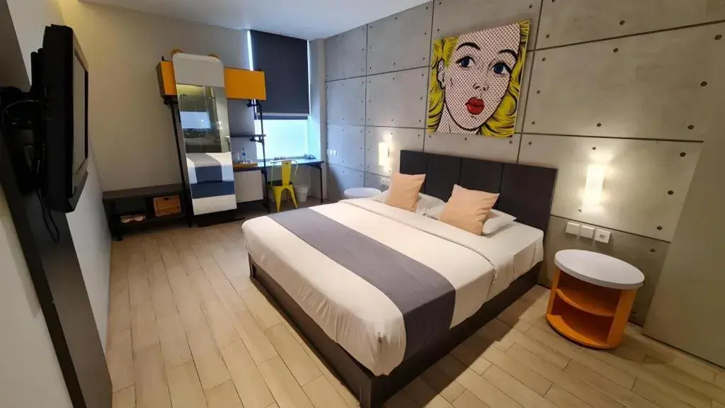 Bed in Hotel Cemerlang Bed in Hotel Cemerlang