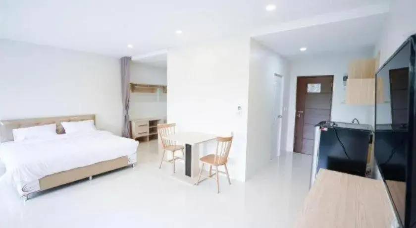 Bed in KS Residence Chiangmai Bed in KS Residence Chiangmai