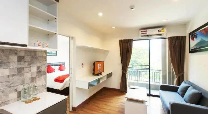 Bed in B2 Sriracha Premier Hotel Bed in B2 Sriracha Premier Hotel