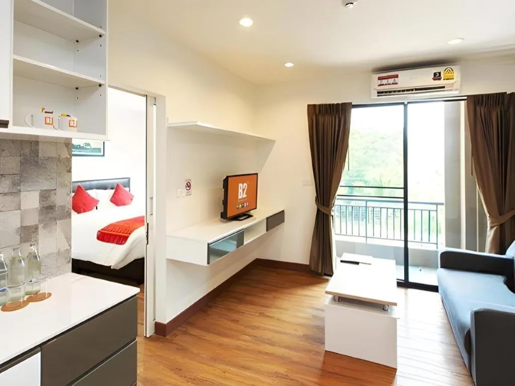 Bed in B2 Sriracha Premier Hotel