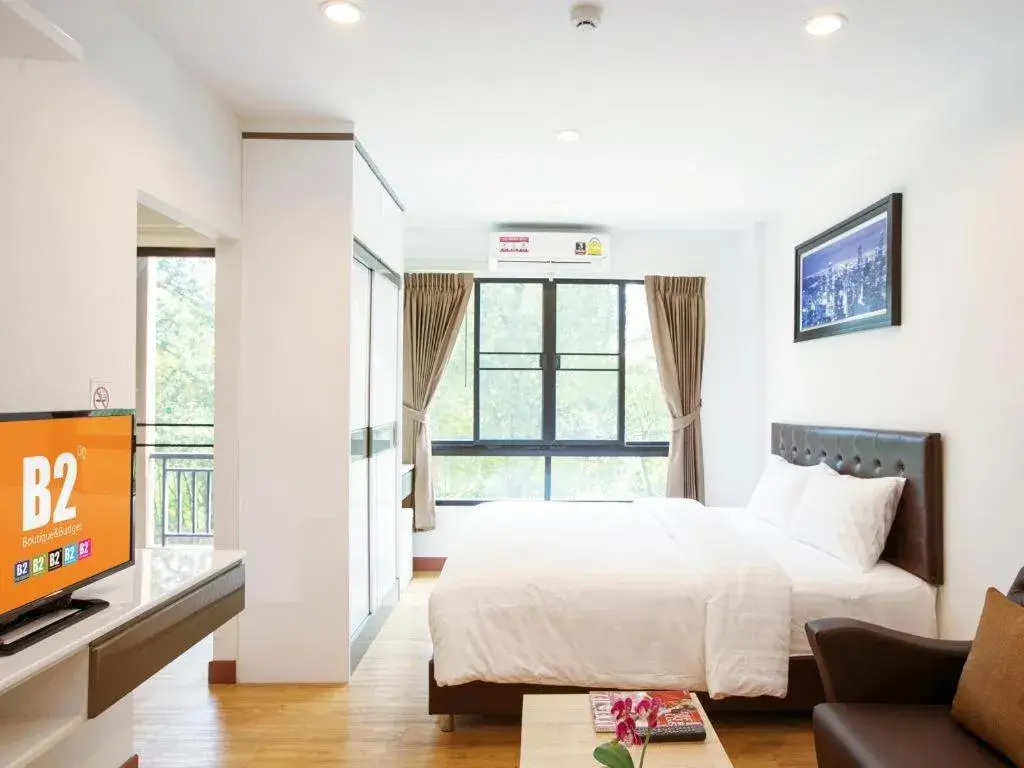 Bed in B2 Sriracha Premier Hotel Bed in B2 Sriracha Premier Hotel