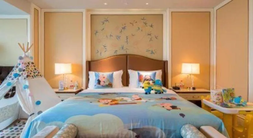 Bed in Suqian Hengli International Hotel