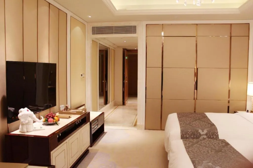 Bed in Suqian Hengli International Hotel