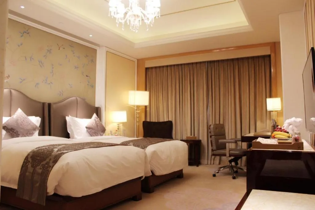Bed in Suqian Hengli International Hotel