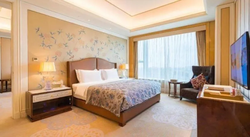 Bed in Suqian Hengli International Hotel