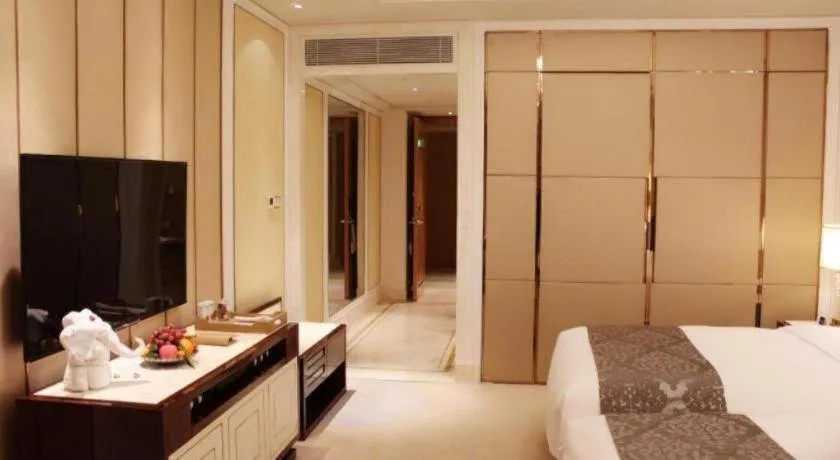 Bed in Suqian Hengli International Hotel