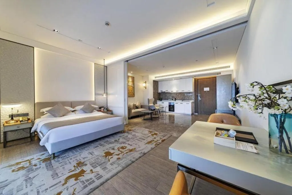 Bed in Rock Platinum Sea View Hotel