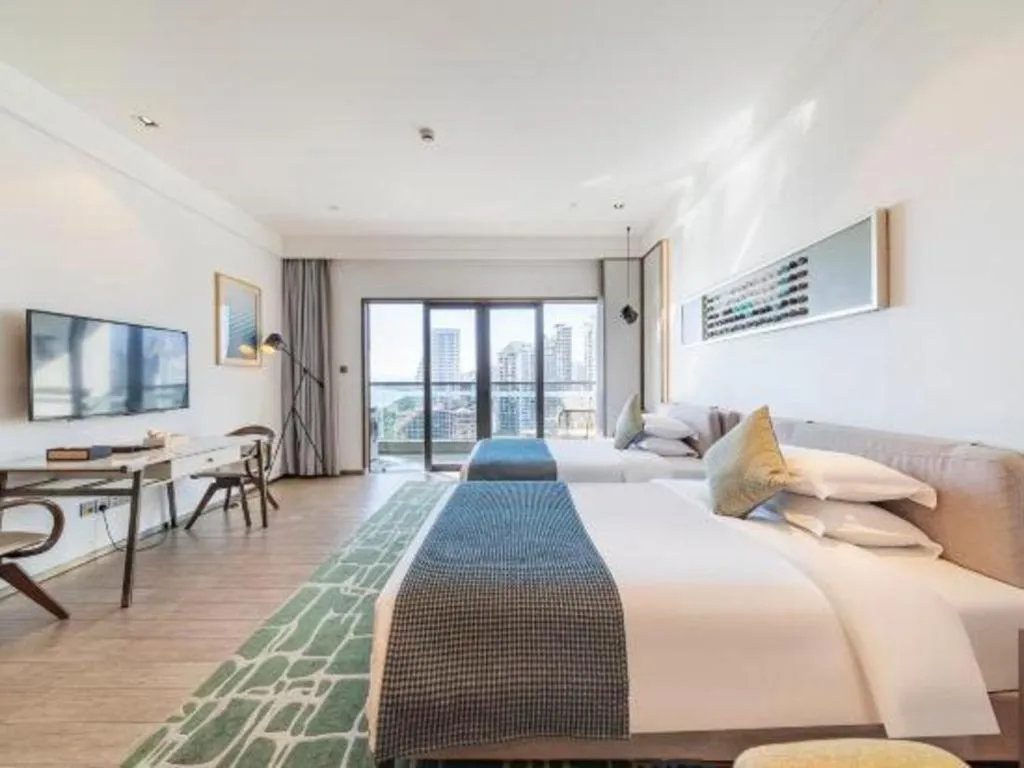 Bed in Rock Platinum Sea View Hotel