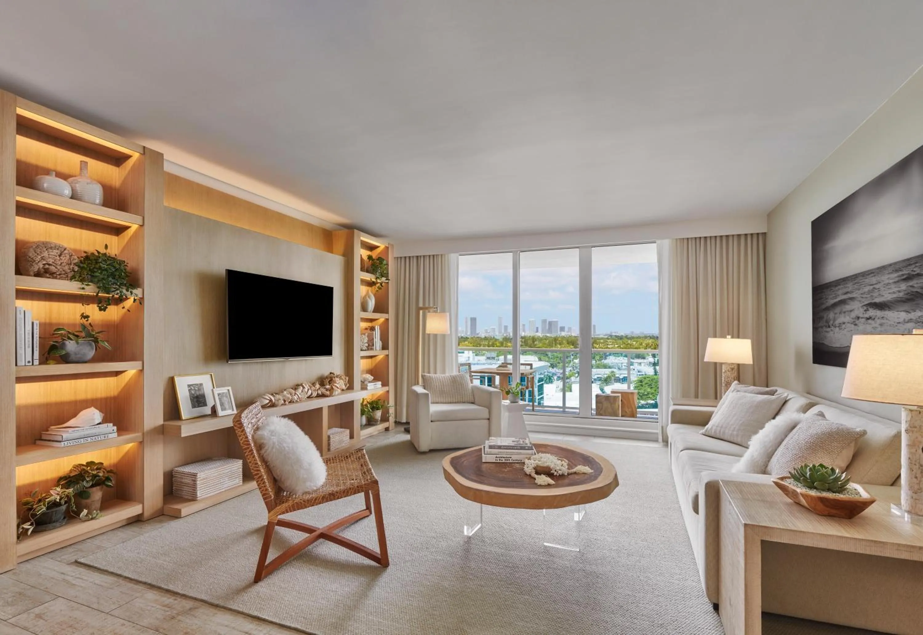 Seating area in 1 Hotel South Beach