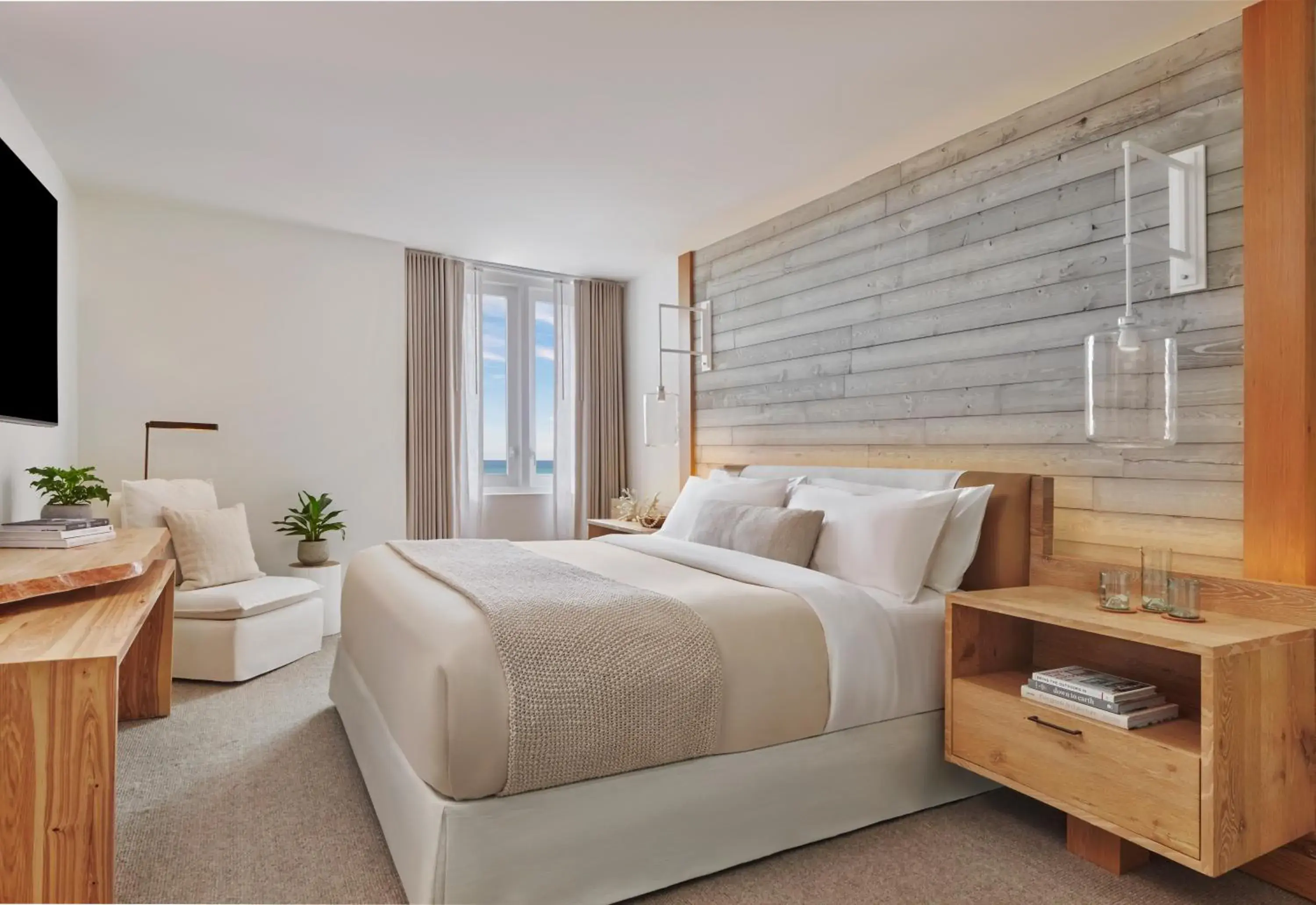 One-Bedroom King Suite with Balcony - Oceanfront in 1 Hotel South Beach One-Bedroom King Suite with Balcony - Oceanfront in 1 Hotel South Beach