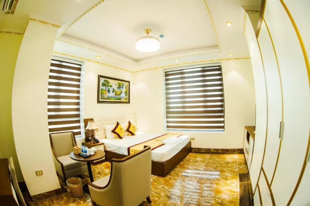 Bed in BACNINH HARMONY HOTEL