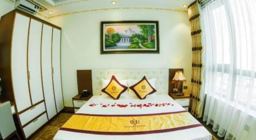 Bed in BACNINH HARMONY HOTEL