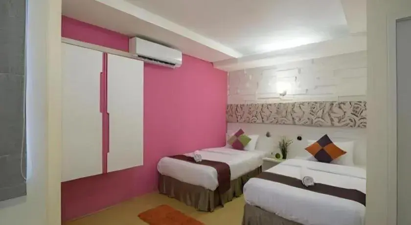 Bed in The Konnect Hotel Bed in The Konnect Hotel