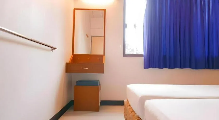 Bed in New Siam Guest House