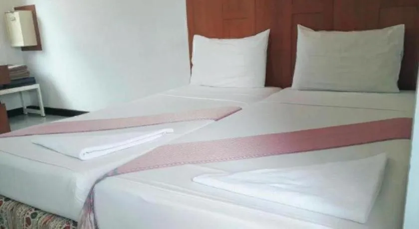 Bed in New Siam Guest House