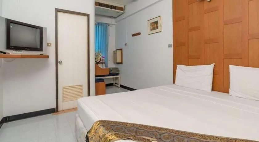 Bed in New Siam Guest House