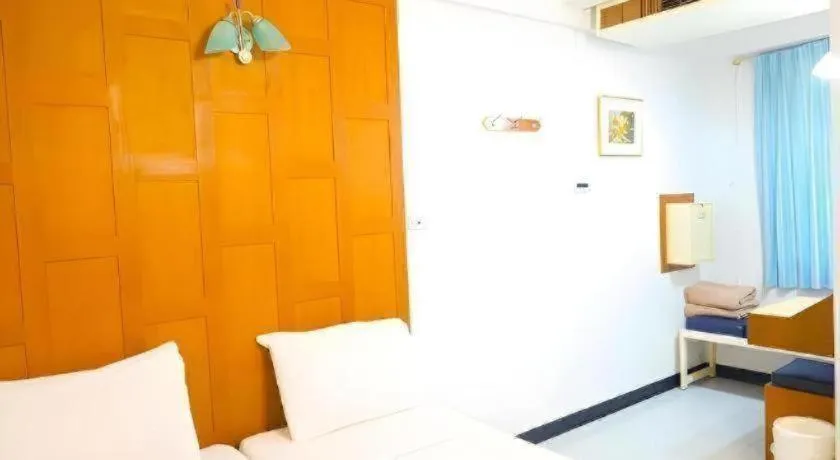 Bed in New Siam Guest House