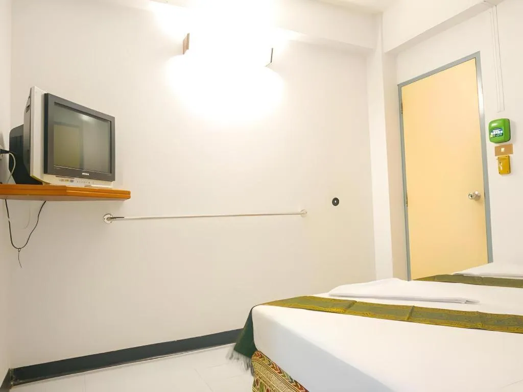 Bed in New Siam Guest House