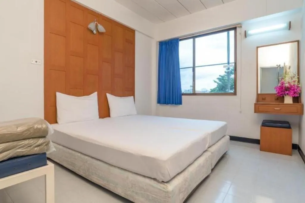 Bed in New Siam Guest House