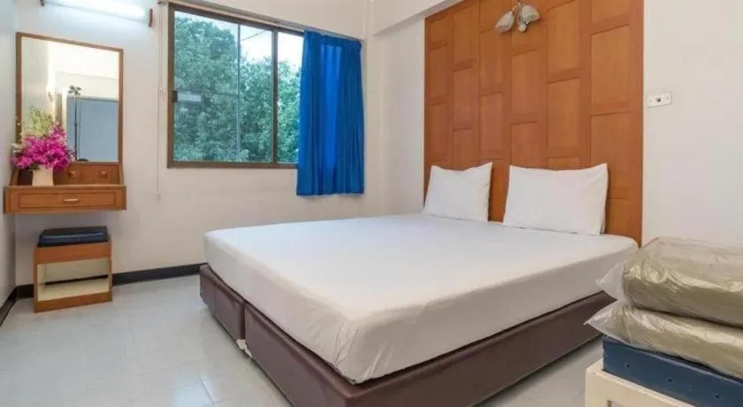 Bed in New Siam Guest House