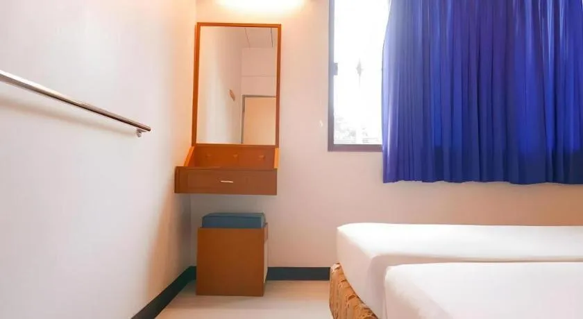 Bed in New Siam Guest House