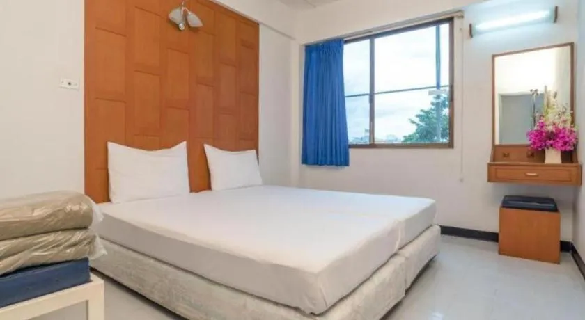 Bed in New Siam Guest House