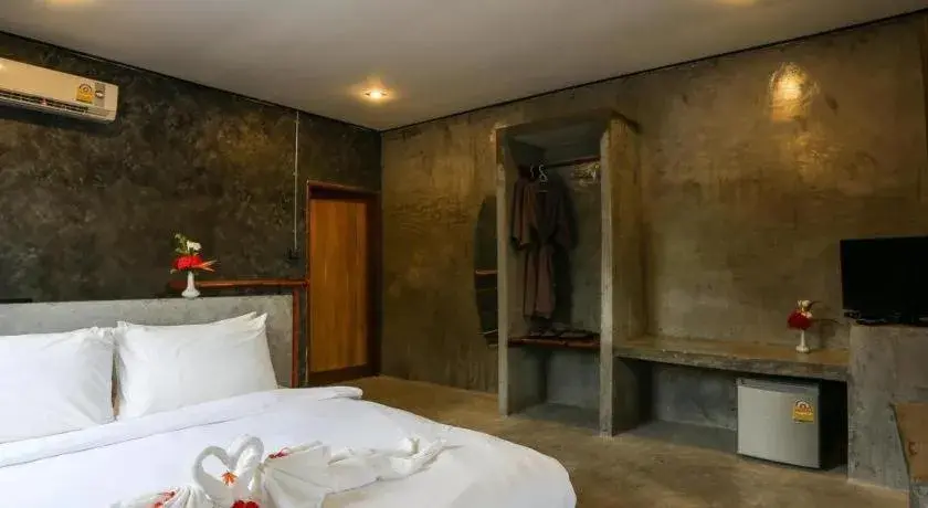 Bed in Koh Mook De Tara Beach Resort Bed in Koh Mook De Tara Beach Resort