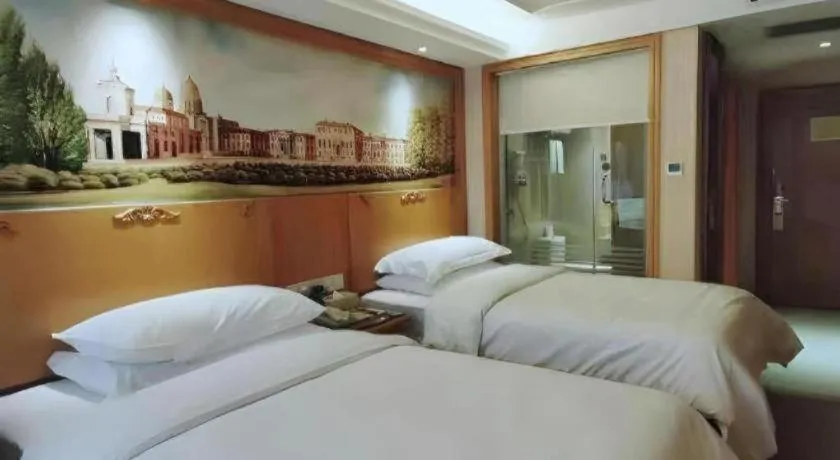 Bed in Vienna Hotel Xi'an Zhonglou