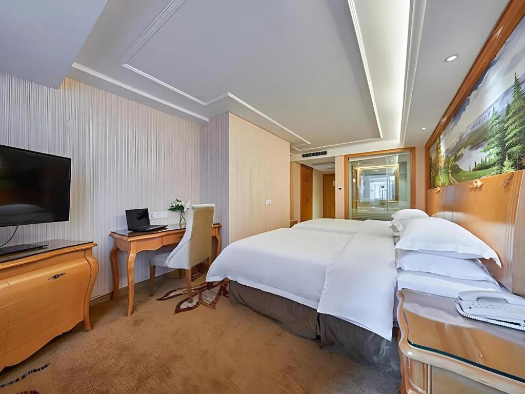 Bed in Vienna Hotel Xi'an Zhonglou