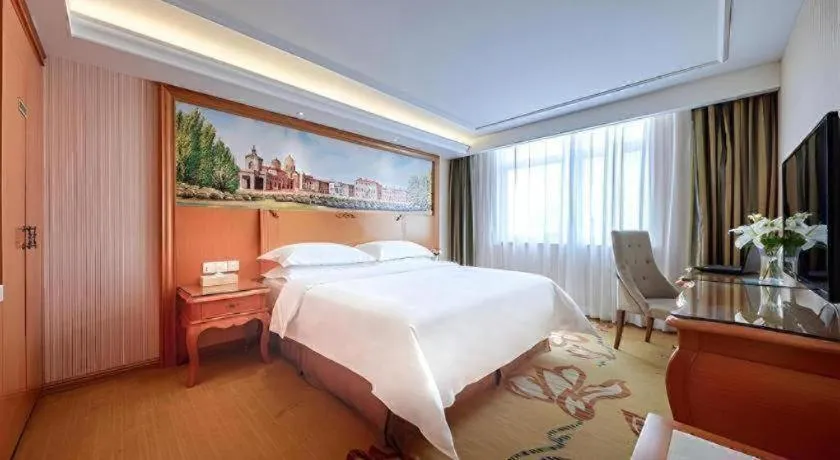 Bed in Vienna Hotel Xi'an Zhonglou