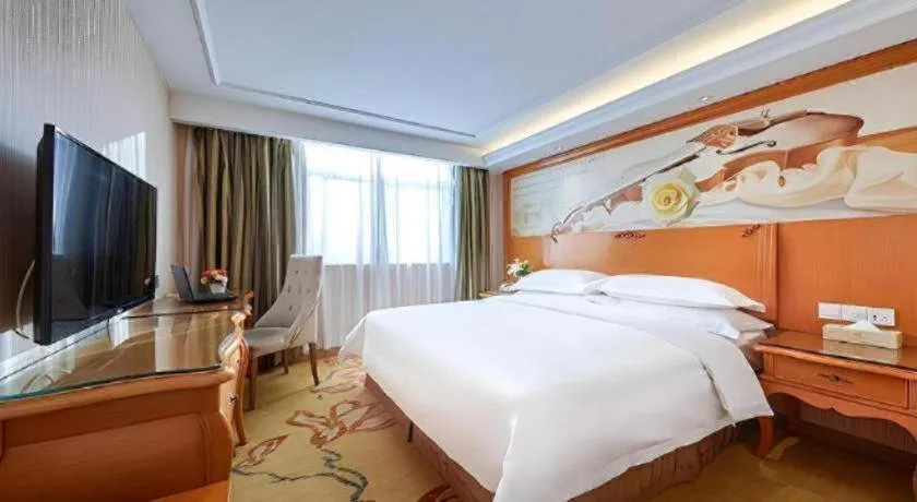 Bed in Vienna Hotel Xi'an Zhonglou