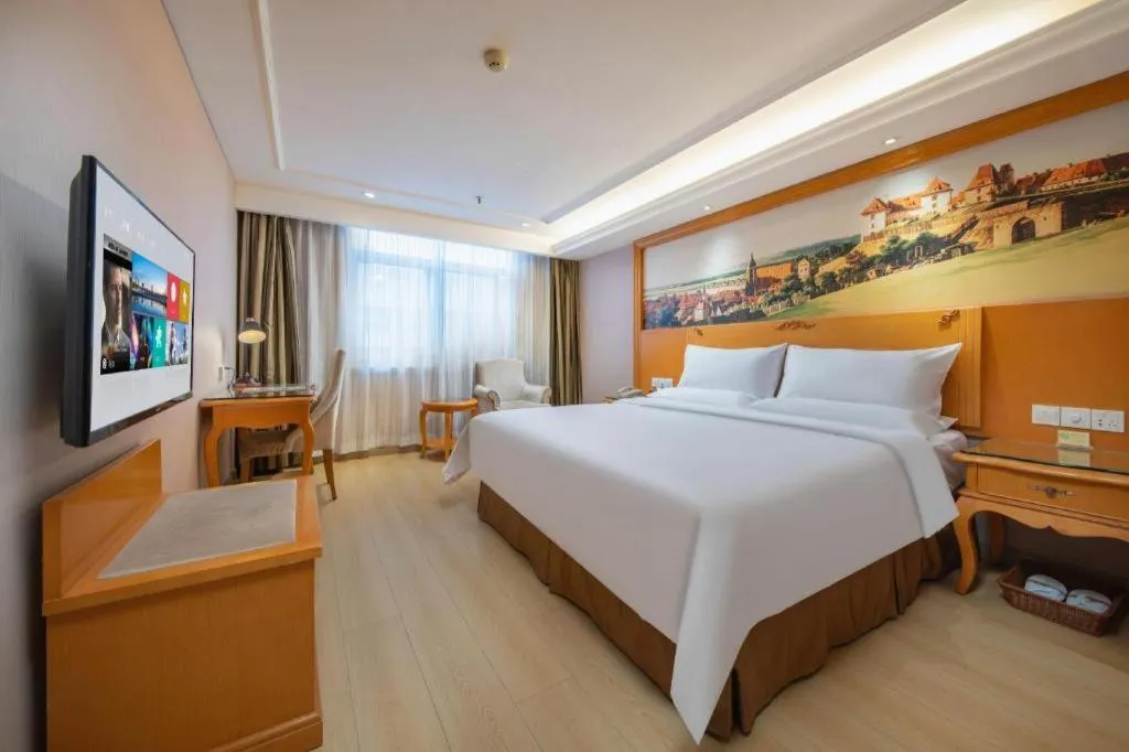 Bed in Vienna Hotel Xi'an Zhonglou