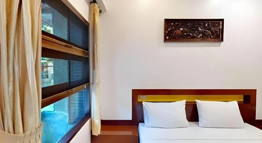 Bed in Lucky Mother Bungalow