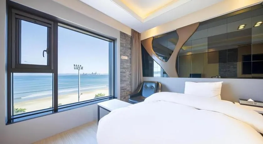 Bed in Pohang Hotel View