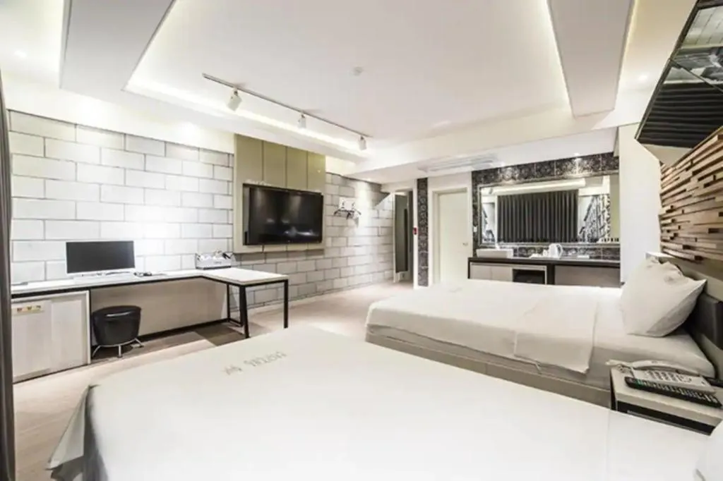 Bed in Pohang Hotel View