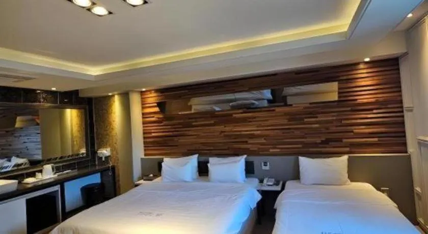 Bed in Pohang Hotel View