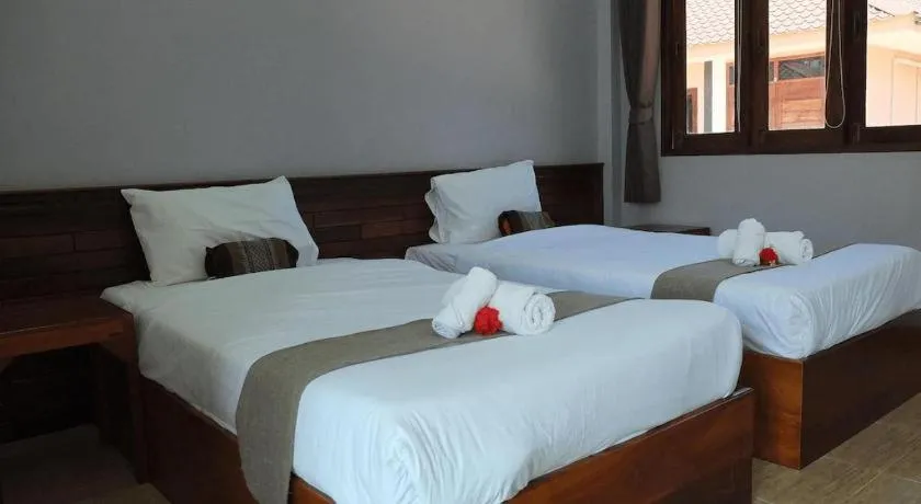 Bed in Baan Home Resort