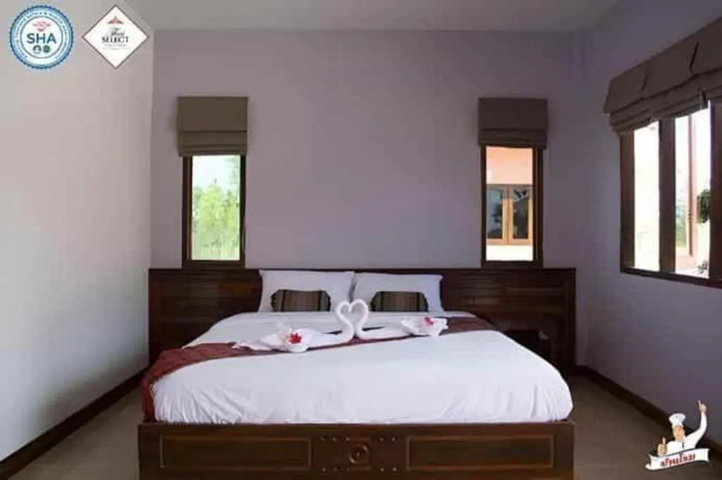 Bed in Baan Home Resort