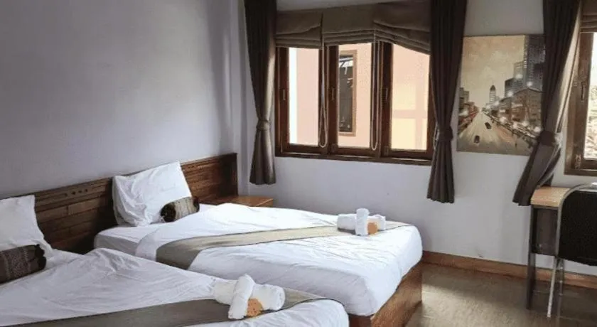 Bed in Baan Home Resort