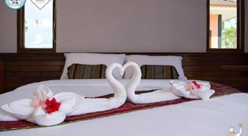 Bed in Baan Home Resort