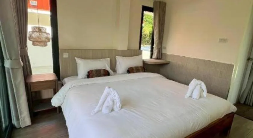 Bed in Baan Home Resort