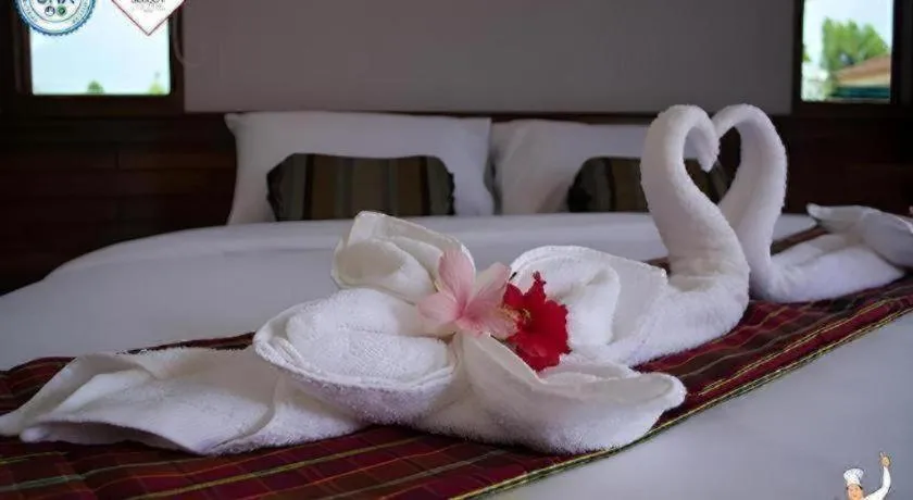 Bed in Baan Home Resort